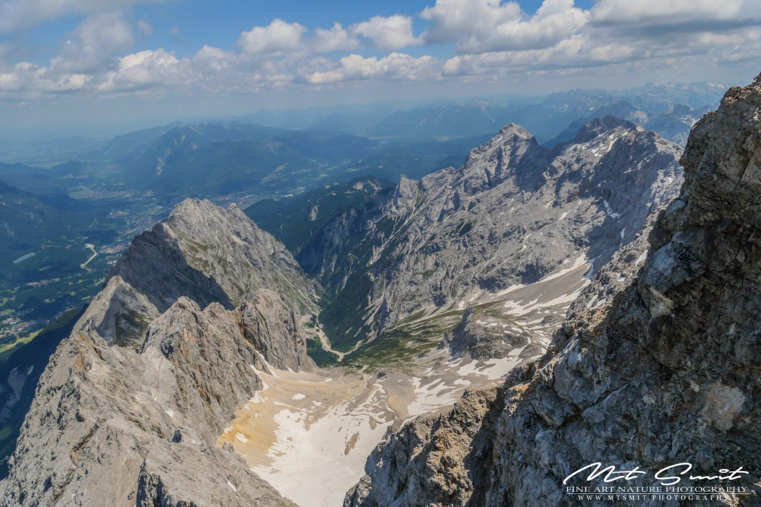 VIEW FROM THE ZUGSPITZE